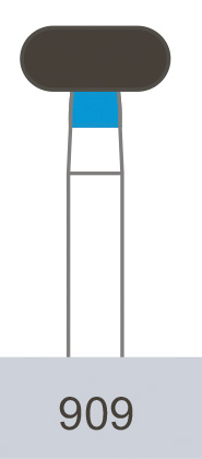 картинка Бор алмазный 909-042, WR-13 колесовидный (5 шт.), Prima Dental Group 