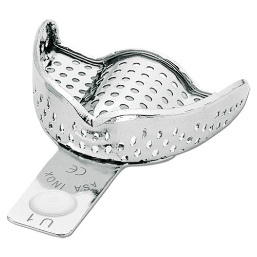 картинка Ложка слепочная с перфорацией с бортиком Perma-Lock (1шт), Asa Dental 