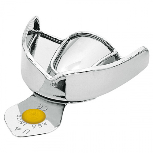 картинка Ложка слепочная без перфорации с бортиками New Super (1шт), Asa Dental 