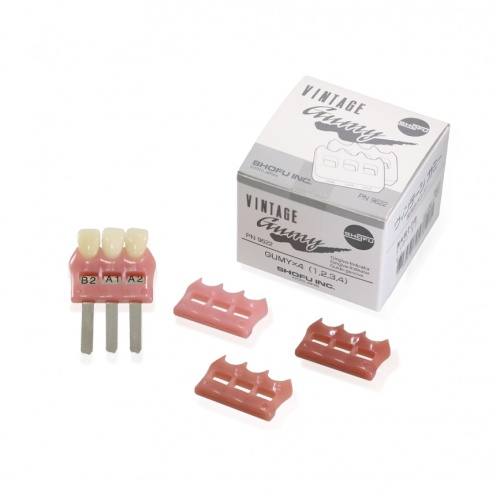 картинка Набор десневых расцветок  Винтаж МП - Vintage MP Gumy Indicator Set, 9622 (4 шт), Shofu  