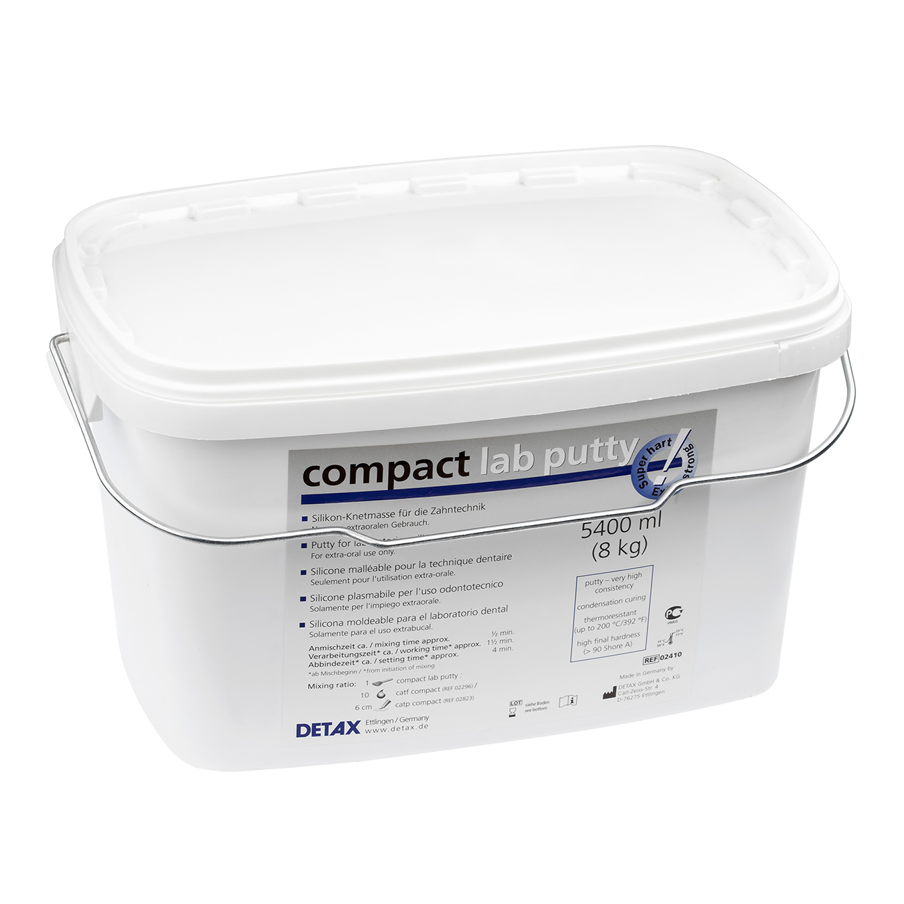 картинка Компакт Лаб Патти - Compact lab putty,  Detax (8кг) 