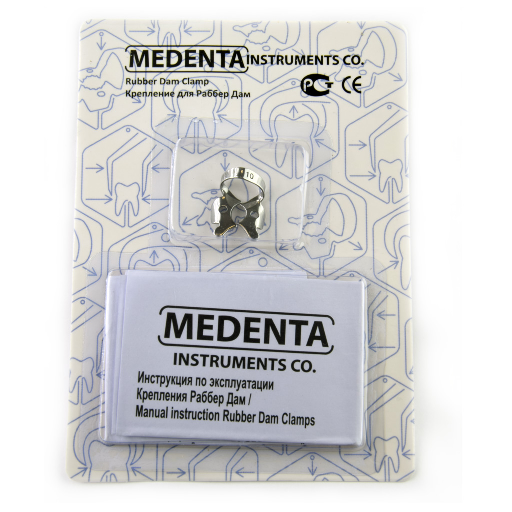 картинка Кламмеры для моляров, Medenta Instrumets Co 