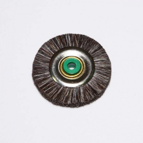 картинка Щётка для шлифмотора SHS158G натуральная, серая, мягкая (d=50мм), Sheshan Songjiang Brush	 