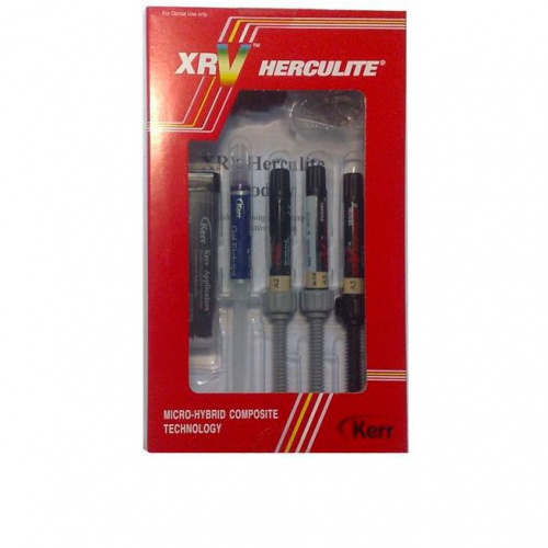 картинка Геркулайт XRV Мини - Herculite XRV, набор 62829, шприцы 3x3г, Kerr  
