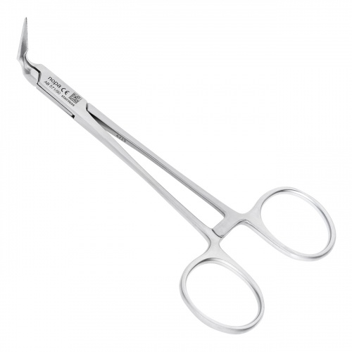 картинка AB 571/90 Щипцы извлекающие 13,5 см, для костных обломков, изогнутые 90°, Nopa 