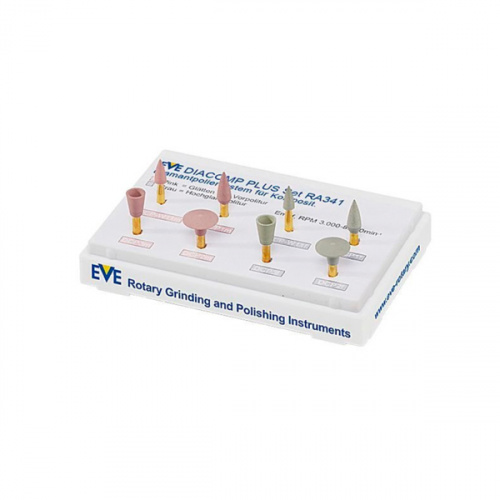 картинка Набор полиров EVE Diacomp Plus RA 341, EVE (8шт) 