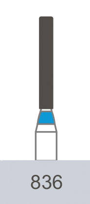 картинка Бор алмазный 836-010 M (5 шт.), Prima Dental Group 