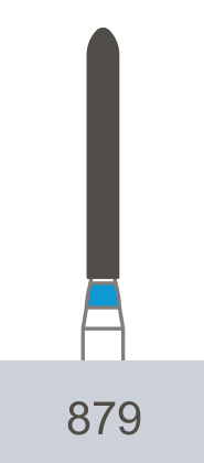 картинка Бор алмазный 879-012 M (5 шт.), Prima Dental Group 