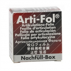 картинка Артикуляционная фольга Arti-Fol черно-красная 12мкм, Bausch 
