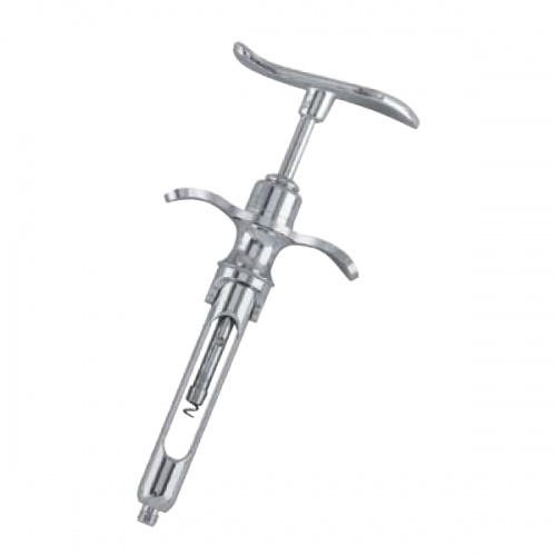 картинка Шприц карпульный, хромированный, прямая рукоятка, (ручная аспирация), 3800 (1шт), Anthogyr 