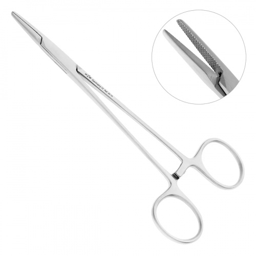 картинка 20-10 Иглодержатель хирургический Baumgartner, 14,5 см, HLW Dental 