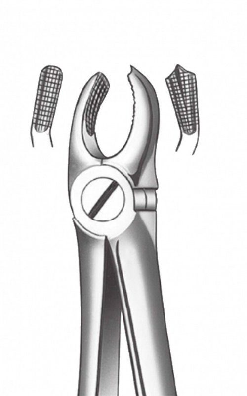 картинка Щипцы для удаления зубов верхние моляры правые, Orange 