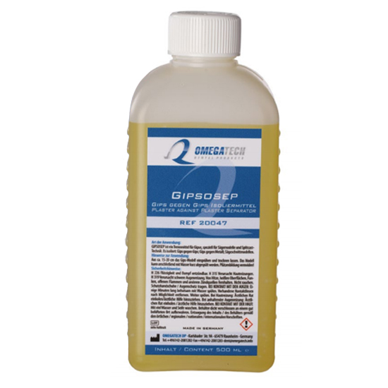 картинка Изолирующая жидкость для гипса Гипсосеп - Gipsosep, 20047, (500мл), Omegatech 