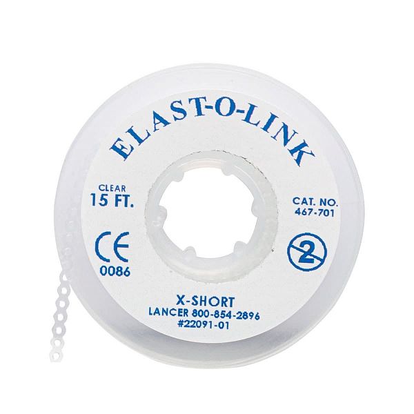 картинка Цепочка Elastolink эластичная прозрачная в катушке 4,5 м, Lancer 