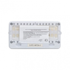 картинка Набор металлических брекетов Millenium .022 MBT, 20 шт, Lancer 