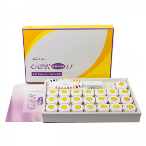 картинка Набор красителей Noritake CZR Press LF External Stain Kit (21х3г+10мл+10мл), Kuraray 