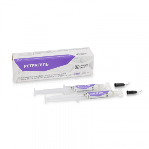 картинка Ретрагель (2 шприца х 2,5 мл), Omegadent 
