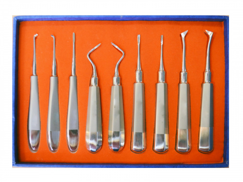 картинка 2971 Набор элеваторов, 9 шт., Orange 