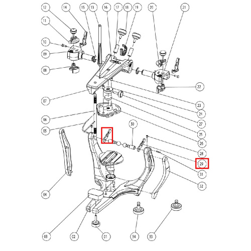 картинка Стабилизатор силиконовый верхней дуги для артикулятора A7 Plus, AMOL0338 (1шт), Bio Art 