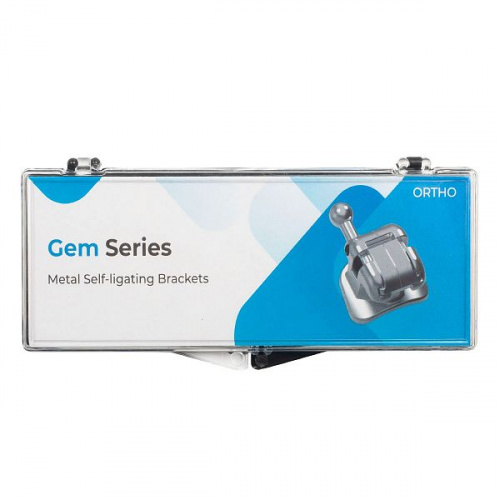 картинка Набор брекетов Gem Metal металлических 022 Medium Torque, ORJ (20шт) 