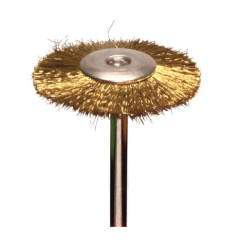картинка Щётка MSHC78C на дискодержателе, металлическая, золотистая, (d=22мм), Sheshan Songjiang Brush 