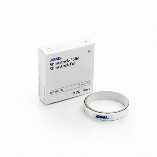 картинка Окклюзионная фольга  Hanel Shimstock Foil 8мкм, Coltene (8ммх5м) 