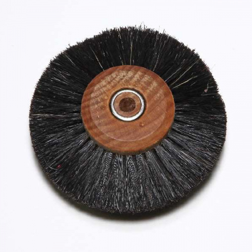картинка Щётка для шлифмотора 4VSIT2RC натуральная, черная, жёсткая (d=80мм), Sheshan Songjiang Brush 