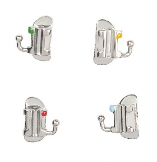 картинка Замок одинарный конвертируемый с крючком Diamond MBT .022 НЧ, ORJ (1шт) 