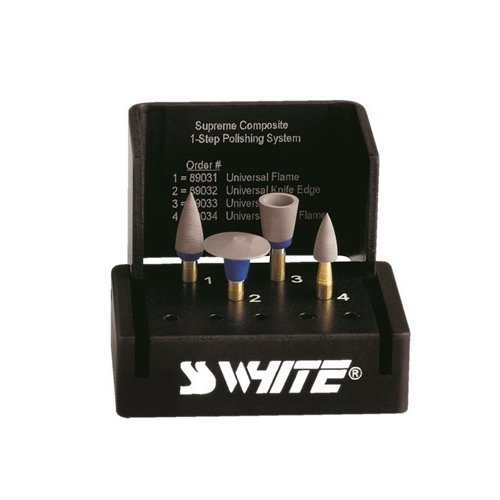 картинка Набор боров-полиров Kit JAZZ Supreme RA (4шт), SS White 