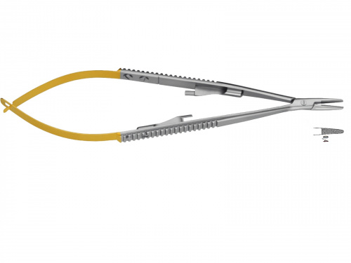 картинка 8201-8204 Иглодержатели Castroviejo, Orange 