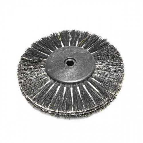 картинка Щётка для шлифмотора 3V802BE, натуральная, жёсткая (d=85мм), Sheshan Songjiang Brush 