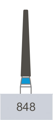 картинка Бор алмазный 848-014 M, TF-11M (5 шт.), Prima Dental Group 