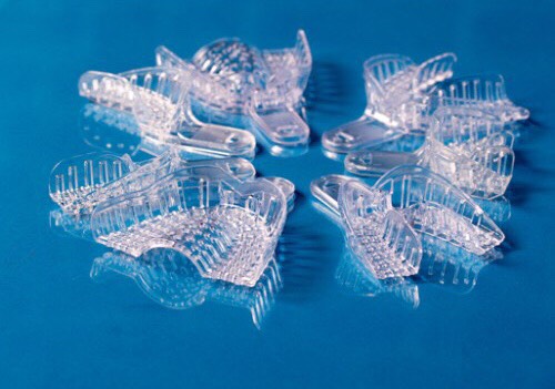 картинка Ложки для имплантологии перфорированные пластиковые, JNB 