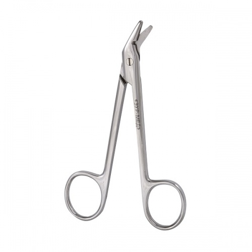 картинка 16-370-12 Ножницы для разрезания коронок изогнутые универсальные, 12 см, Эур-мед 