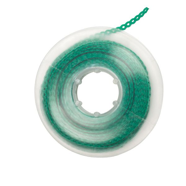 картинка Цепочка Elastolink эластичная блестящая зеленая, в катушке 4,5 м, Lancer 