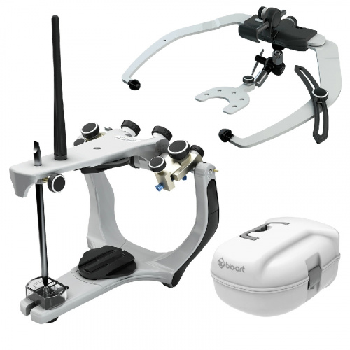 картинка Артикулятор A7 Plus-E полурегулируемый дуговой с лицевой дугой Elite FaceBow, AAR60535, Bio Art 