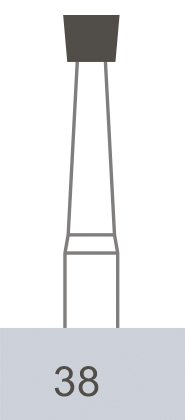 картинка Бор ТВС оперативный 38 RA, обратный конус (10 шт.), Prima Dental Group 