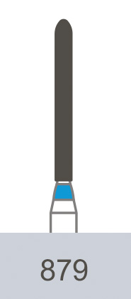 картинка Бор алмазный 879-010 M (5 шт.), Prima Dental Group 