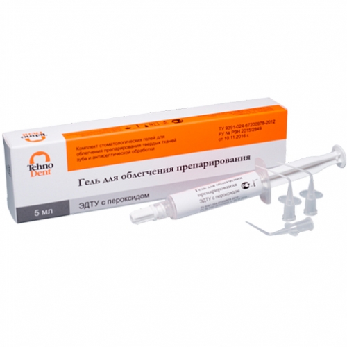 картинка Гель ЭДТА для расширения корневых каналов зубов (5 мл), TehnoDent  