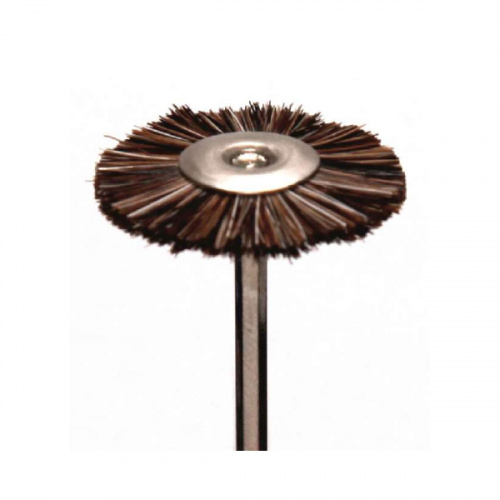 картинка Щётка MSHM78G на дискодержателе, коричневая, средней жесткости, (d=22мм), Sheshan Songjiang Brush 