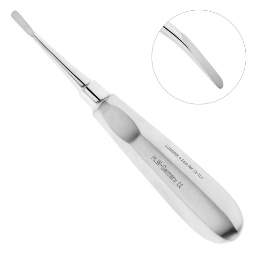 картинка Люксаторы изогнутые, 4 мм, HLW Dental 