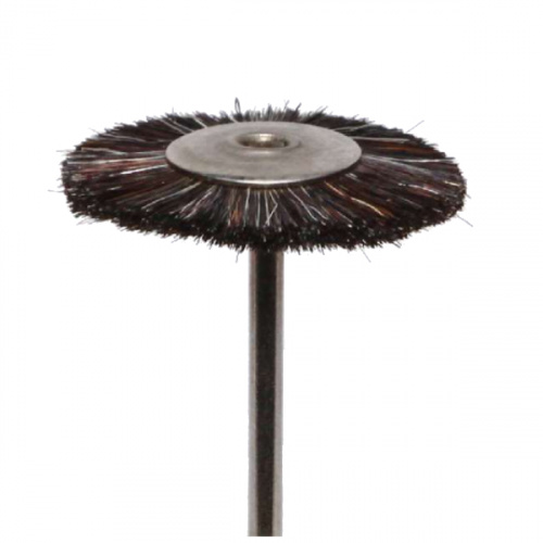 картинка Щётка MSHS10G на дискодержателе, серая, мягкая, (d=25мм), Sheshan Songjiang Brush 