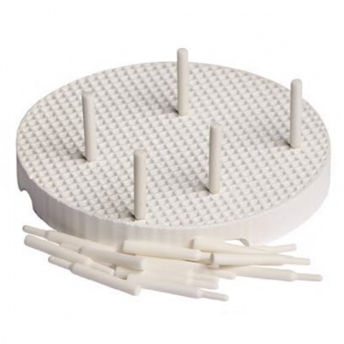 картинка Трегер Трей - Firing Tray (d-60мм) с 15 керамическими пинами, 58375, Omegatech 