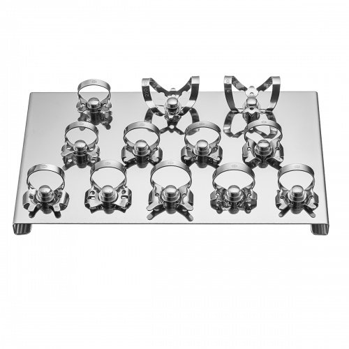 картинка Набор кламп на металлической подставке, Dentech Corporation 