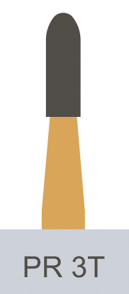 картинка Боры для разрезания коронок ТВС Predator Turbo PR-3T FG (10 шт.), Prima Dental Group 