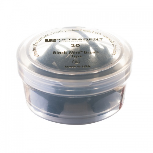 картинка Насадка-аппликатор Black Mini Brush Tips, UL190 (20шт), Ultradent 