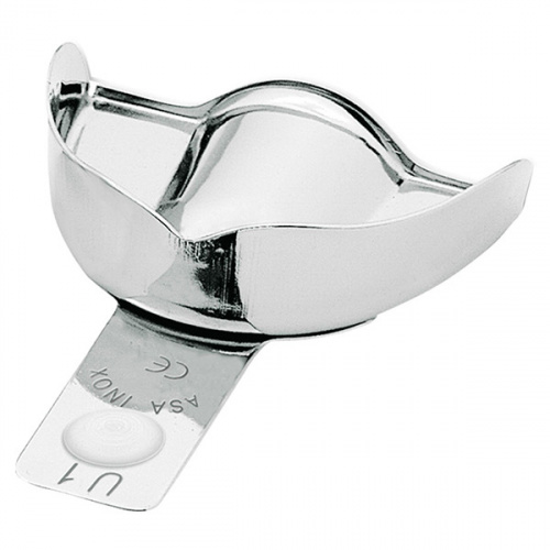 картинка Ложка слепочная без перфорации и бортиков (1шт), Asa Dental 