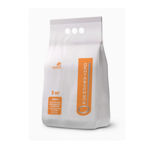 картинка Гипс IV класса Дентаформула сверхпрочный, Самарский гипсовый комбинат 