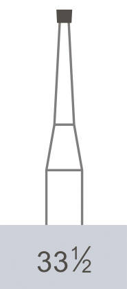 картинка Бор ТВС оперативный 33 1/2 FG, обратный конус (10 шт.), Prima Dental Group 