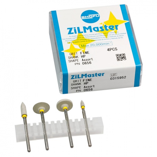 картинка Силиконовые полиры ZiLMaster Assortment (HP) (4 шт.), Shofu 